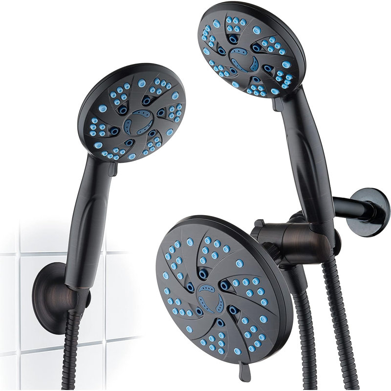 Dual Shower Head 2.5 GPM GPM, Satin Nickel