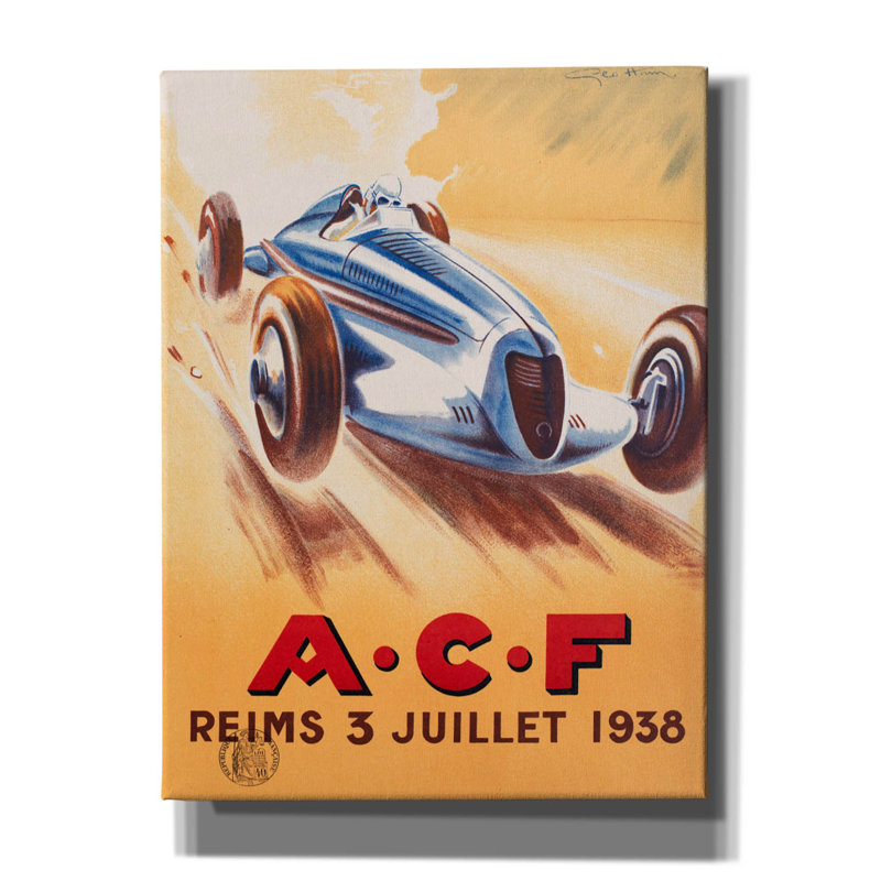 " Acf " by Vintage Posters, 16" H x 12" W x 0.75" D