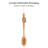 Natural Wooden Body Brush with Long Handle - Bath Back Scrubber