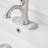 Single-Hole Single-handle Bathroom Faucet with Drain Assembly-95166392