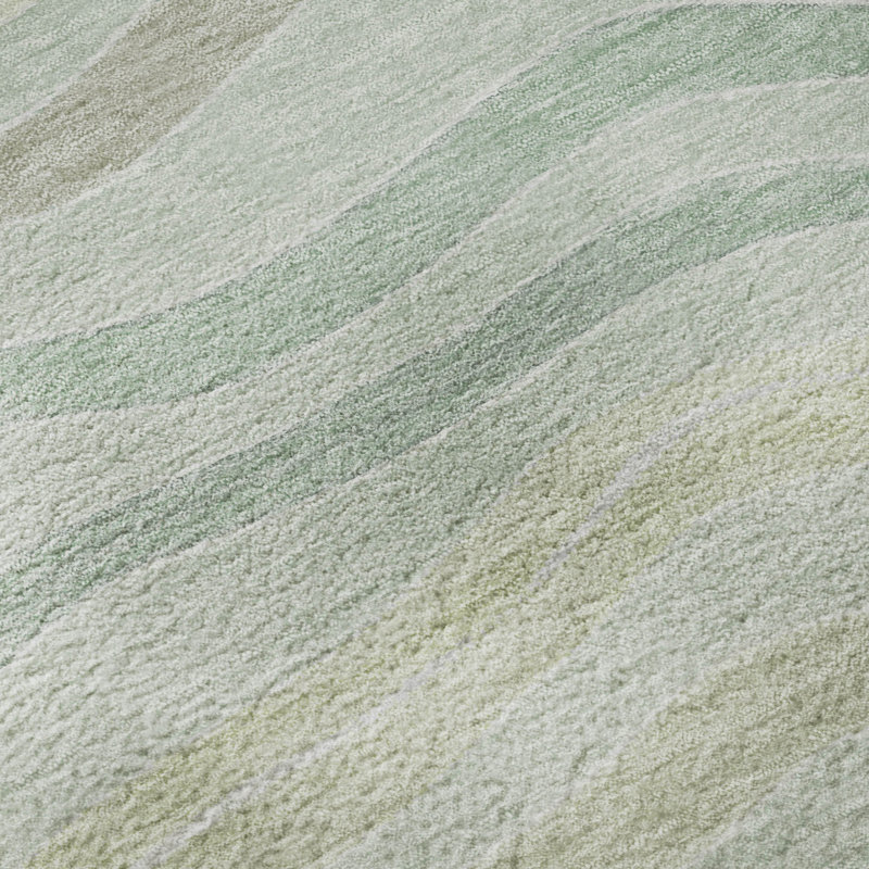 Premium Machine Washable Harjo AMF1581 Stripes Rug, Rectangle 5' x 7'6"