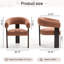 Fauteuil d'appoint moderne en tonneau avec base à 3 pieds-1916259144
