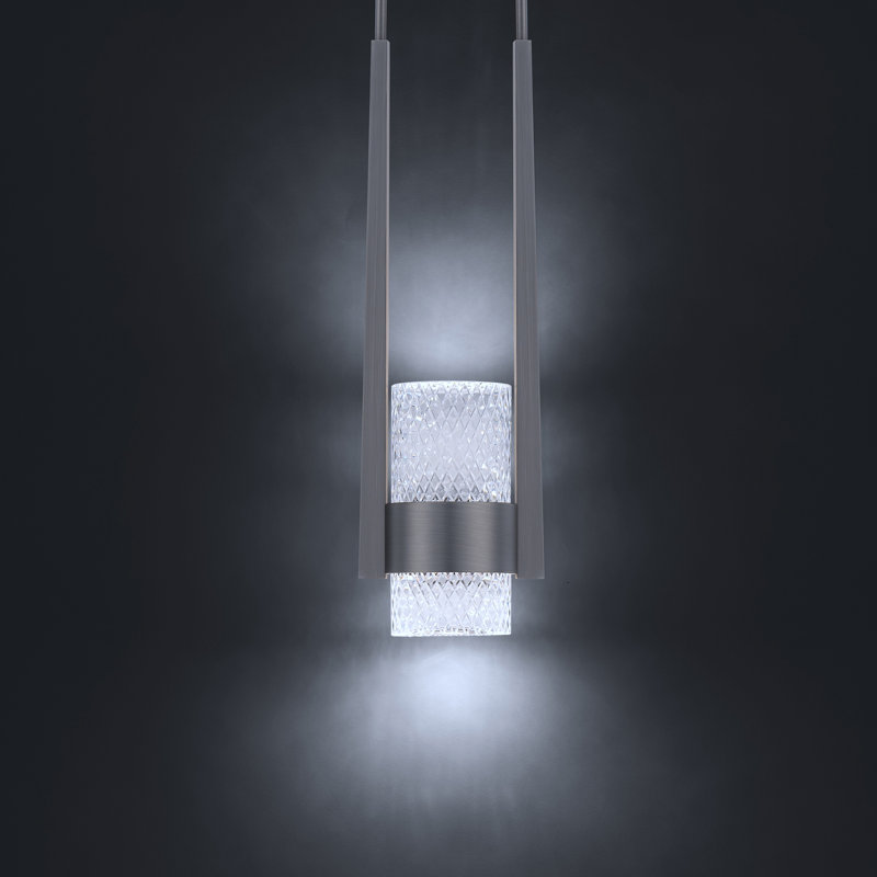 Cadenza 1 - Light LED Pendant, Antique Nickel