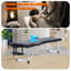 Lit simple réglable avec matelas Axella