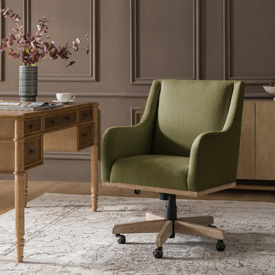 Chaise de bureau pivotante à 360 ° Ackeron Julia avec hauteur ajustable et accoudoirs courbés