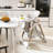 Developmental High Chair With - Compliant Meal Surface, Extra Deep Tray, Encourages Independent Eating, White Foldable One Second Folding, Storage Bag, Ergonomic Support, White, For Living Room