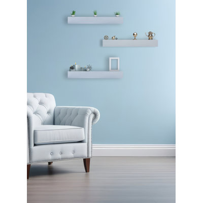 3 Piece Oak Floating Shelf