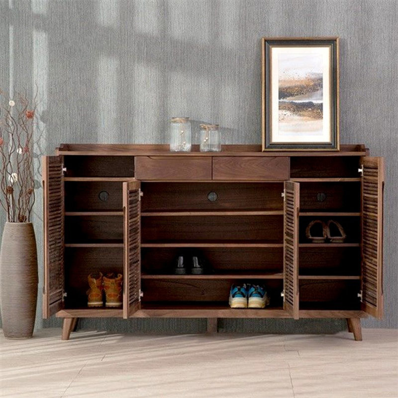 Chinese style large capacity shoe storage cabinet