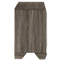 Table de chevet 2 tiroirs gris vieilli