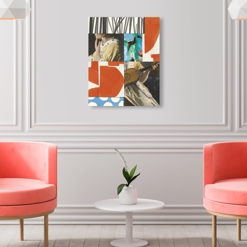 Toile abstraite Music Muse par Oliver Gal, 20"H x 16"W, Gallery Wrapped