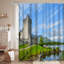 Rideau de douche avec 12 crochets Castle-708573827