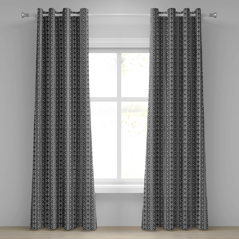 Sateen Blackout Curtains / Drapes Pair, 50" W x 96" L