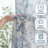 Linen Blend Farmhouse Floral Curtains Semi Sheer French Country Curtain Panels-203347657-203347658