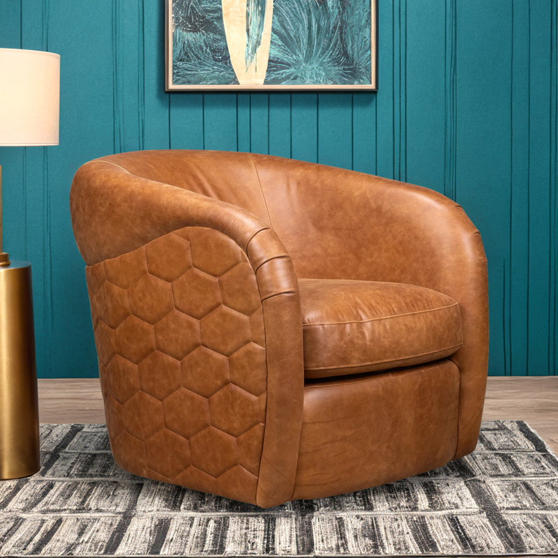 Chaise pivotante en selle Mylasha