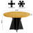 47.2" Round Dining Table Dining Table for 4, Pedestal Dining Table-114043022