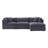 Annabella 4-Piece Upholstered Modular Sectional with Ottoman-113672875