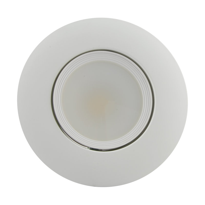 Modern Selectable LED 7'' White Aluminum Downlight Retrofit Kit