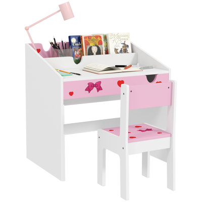 Motha Kids 2 Piece Rectangular Desk Or Activity Chair and Chair Set