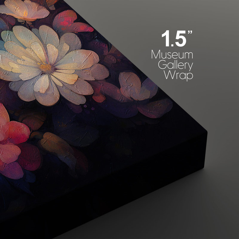 " Floral Botanical Colorful Illustrations Modern Art Decor Bohemian Multicolor Minimalism "