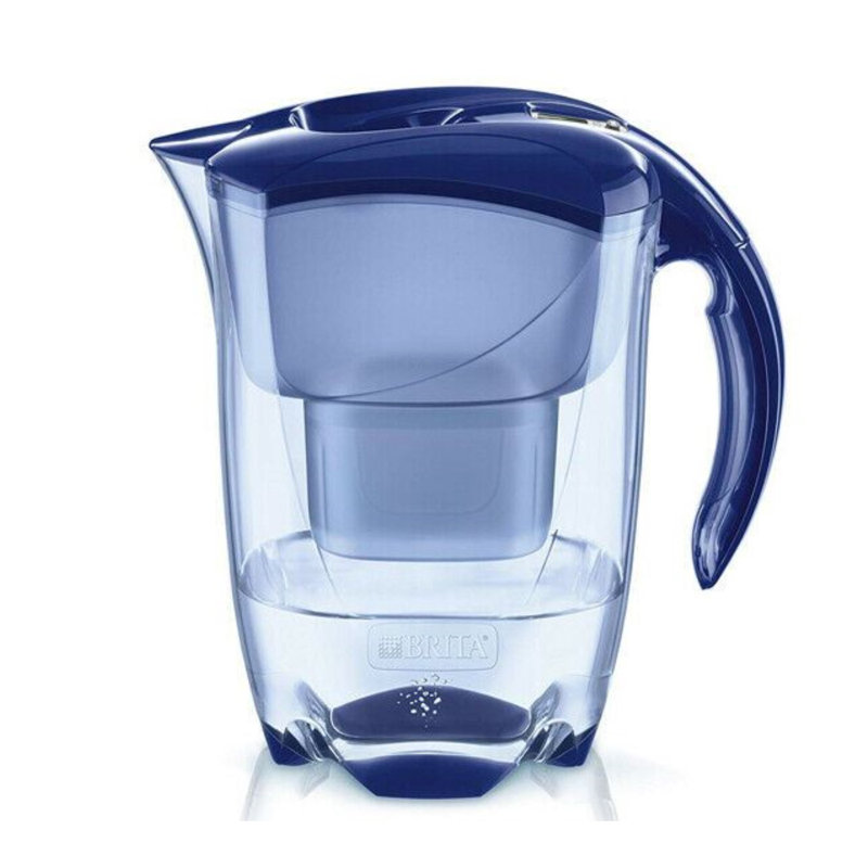 Brita Elemaris Cool Water Filter Jug And Cartridge 2.4 Litre, Blue