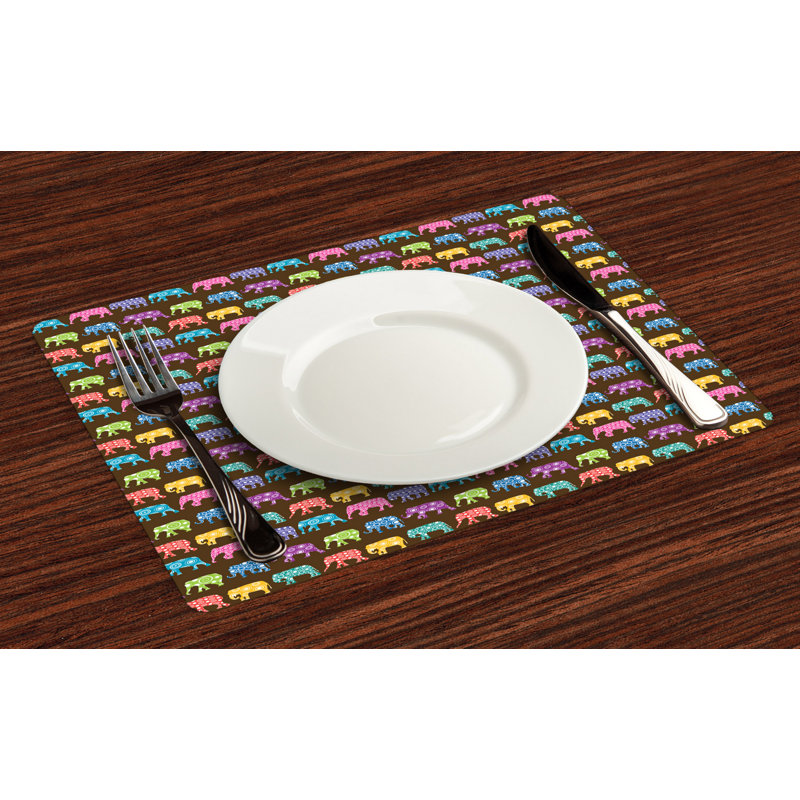 Polyester Animals/Nature Rectangle Placemat