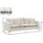Naomi 81.5" Velvet Square Arm Sofa-909046966