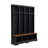 Farmhouse Wide Hall Tree With Bench, 8 Hooks And Storage Compartments For Entryway-454952487