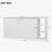 Twin Size Murphy Bed With Bookshelf White
