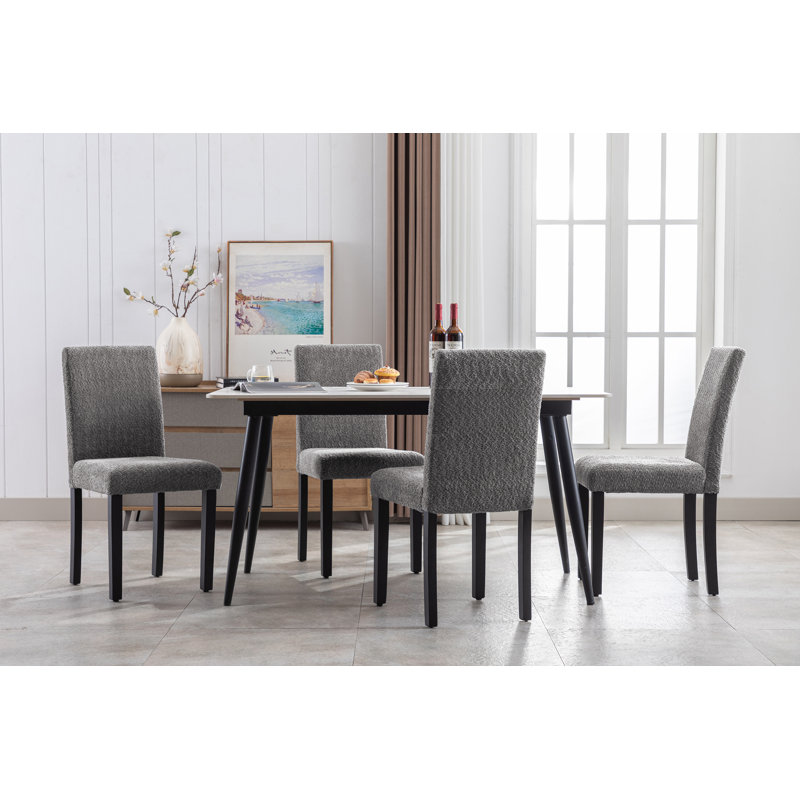 Chaises de salle à manger Evinn Louise, gris
