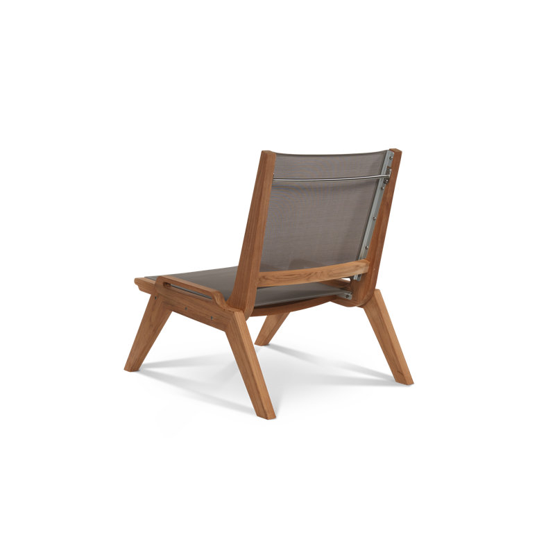 Chaise de patio en teck Sling