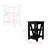 Side Table Rossville, Living Room, Black-226150754