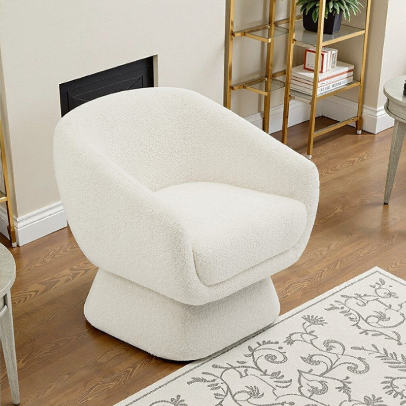 Fauteuil pivotant avec repose-pieds Boucle
