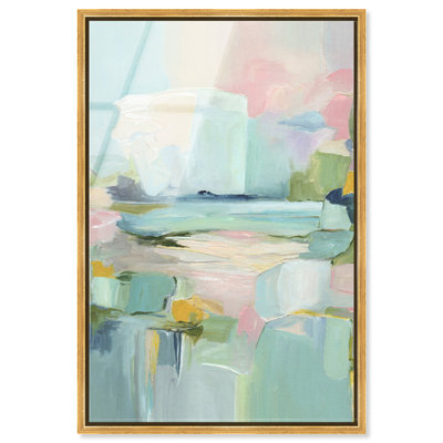 Calm Horizon I - Ira Comleva Framed Acrylic Print Large Wall Art by Art Remedy, Gold Frame, 30 x 45