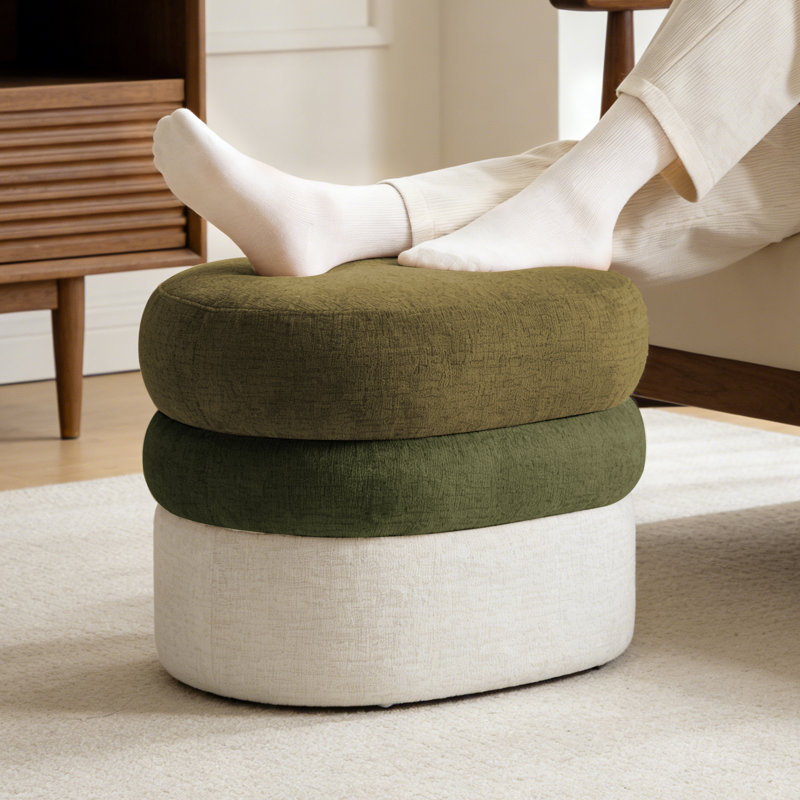 Repose-pieds en chenille 25 "pour repose-pieds, Vert