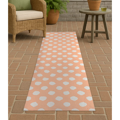 Tapis d'extérieur à gros pois antidérapant