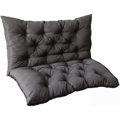 Swing Cushion, 60x40 High Elasticity Water-Resistant 3 Seat Outdoor Swing Cushion with Non-Slip Bottom for Porch,Patio,Backyard,Garden and Lawn