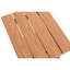 Table d'appoint de pique-nique d'extérieur en grain de bois, structure à double couche, matériau pour les hanches, ergonomique, large, quincaillerie rouille, table de couleur pour le jardin, design, acier inoxydable, finition huilée de bois