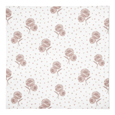 Serviette de table rectangulaire à pois