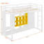 Lit mezzanine en bois avec garde-robe, tablettes et armoire-47779894-47779890