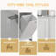 Panier à linge incliné avec panier amovible, panier à linge caché, armoire de rangement pour panier de salle de bain, organisateur de maison autoportant