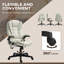 Chaise de bureau de massage vibrante à 6 points HOMcom-136488037