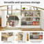 190cm Rotating Expandable Bar Cabinet for Flexible Use-2022395242