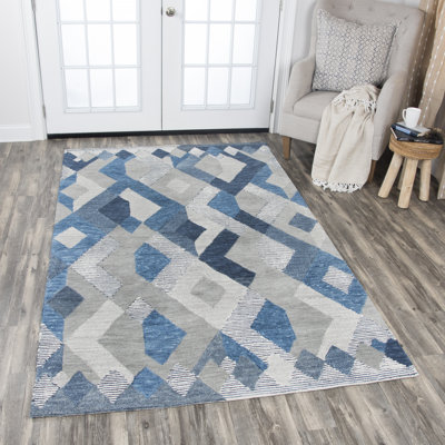 Rhudy Wool Geometric Indoor Rug