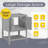 24" Bathroom Vanity Base Only, Soild Wood Frame, Bathroom Storage Cabinet With Doors And Open Shelf-101825132
