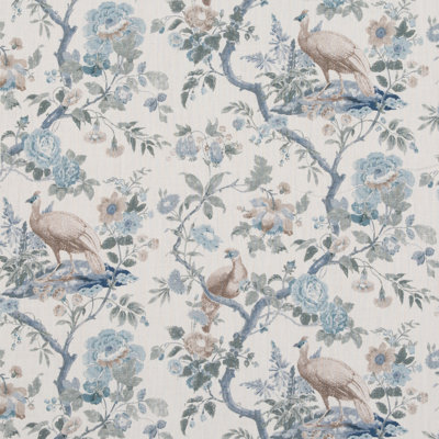 Ashmore Broughton Rose Linen Fabric
