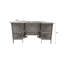 Table de bar Cast Alumnim Weave