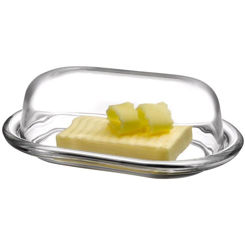 Pasabahce Glass Butter Dish