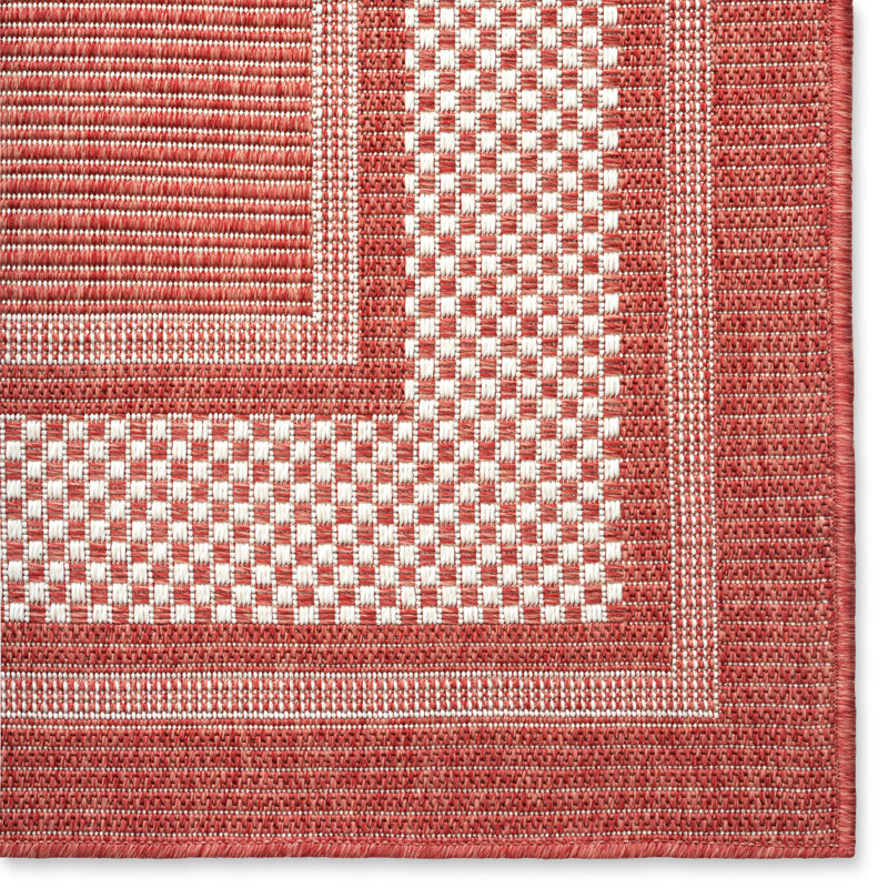 Tapis intérieur / extérieur en terre cuite Shanarra, Rectangle 5 pi 2 po x 7 pi 2 po