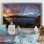«Warm Sunset Over Lake II» - Décoration murale en toile nautique et côtière