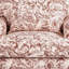 Upholstered Cotton Blend Armchair